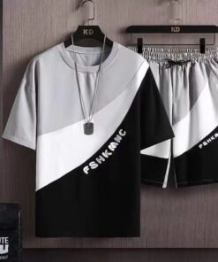 Casual short-sleeved shorts suit men's | 1055 - Image 11