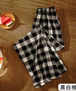 high waist drape loose straight casual slim loose wide leg pants | 1050 - Image 7