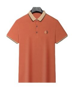 Summer new style pique mesh lapel T-shirt embroidery Polo | 1022 - Image 6