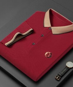 Summer new style pique mesh lapel T-shirt embroidery Polo | 1022 - Image 36