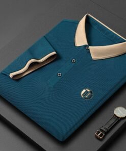 Summer new style pique mesh lapel T-shirt embroidery Polo | 1022 - Image 27