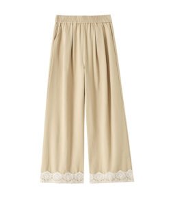 Versatile lace wide-leg pants for women | 1085 - Image 5