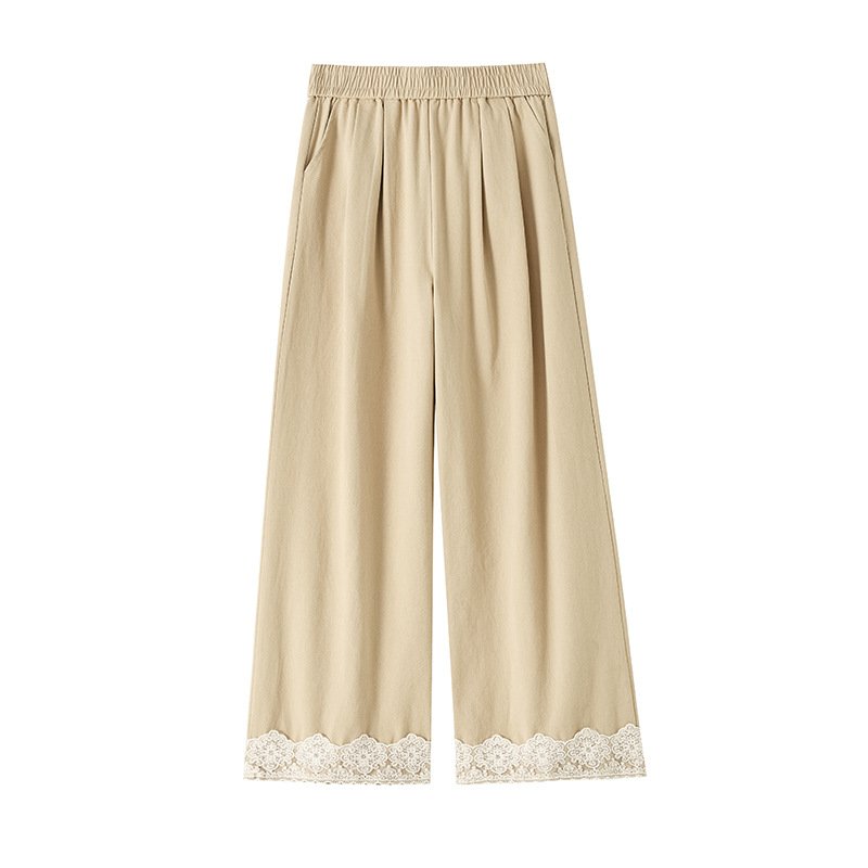 Versatile lace wide-leg pants for women | 1085 - Image 5