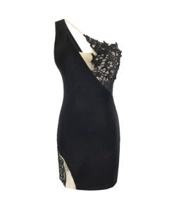 suspender dress female new lace splicing bottom hip skirt with chest pad | 1006 - Image 5