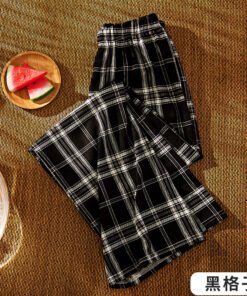 high waist drape loose straight casual slim loose wide leg pants | 1050 - Image 6