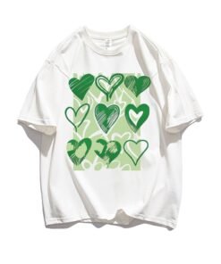 Short-sleeved T-shirt couple covering flesh loose temperament T-shirt | 1053 - Image 5