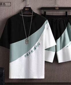 Casual short-sleeved shorts suit men's | 1055 - Image 24