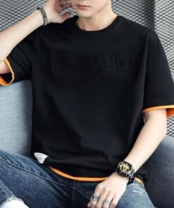 Men's short-sleeved T-shirt summer trend brand  | 1086 - Image 13