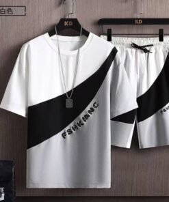Casual short-sleeved shorts suit men's | 1055 - Image 16