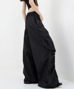 drawstring quick-drying pleated loose casual design thin  | 1049 - Image 10