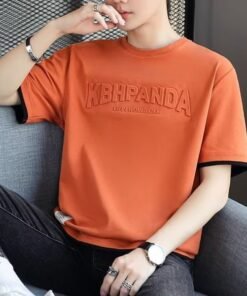 Men's short-sleeved T-shirt summer trend brand  | 1086 - Image 17