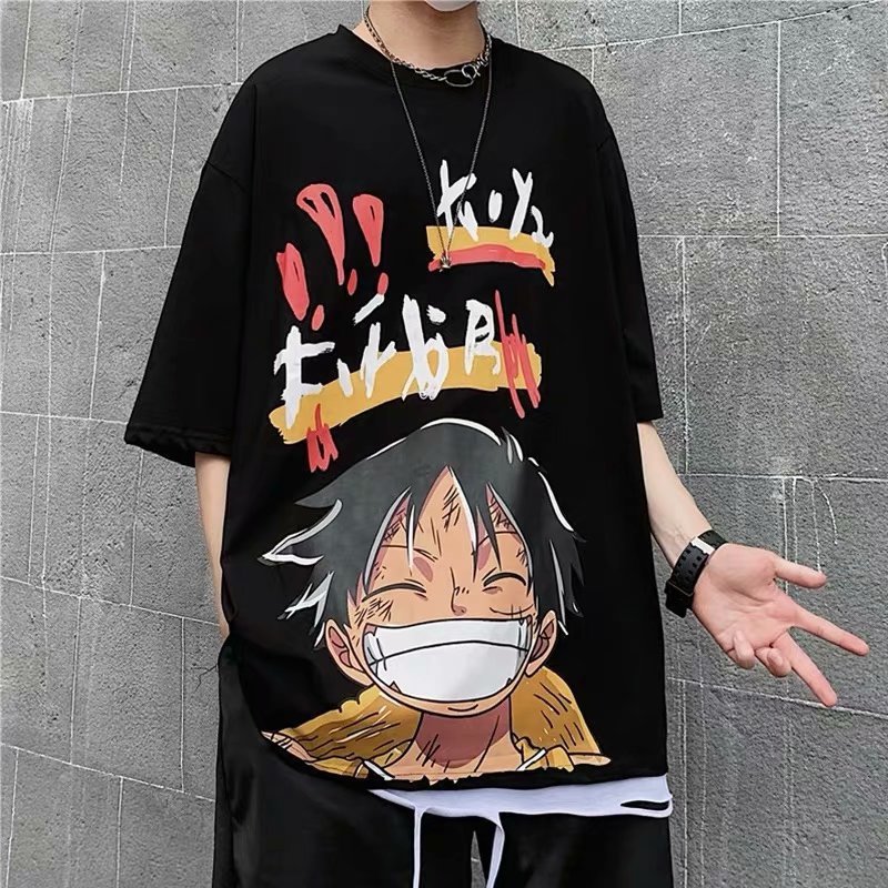 One Piece series summer Korean version ins hip-hop cartoon | 1103 - Image 8