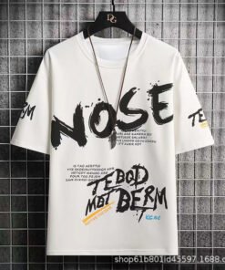 Summer Student Casual Suit Men's Thin Trendy Short Sleeve T-Shirt  | 1105 - Image 90