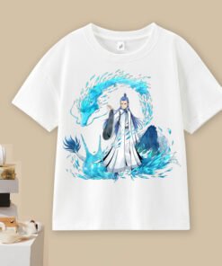 Nezha children's middle and large children's round neck boys' tops, loose tide | 8503 - Image 41