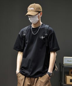 240G heavyweight long-staple cotton short-sleeved T-shirt | 8505 - Image 20