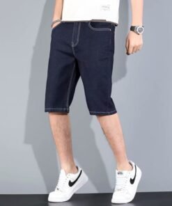 Summer thin men's denim shorts men's five-point casual jeans | 1126 - Image 37