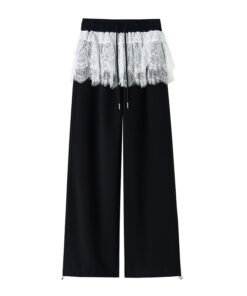hot girl straight leg versatile casual sweatpants women | 7004 - Image 5