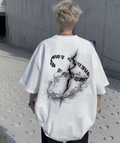 Japanese retro breathable short sleeve T-shirt | 8509 - Image 3