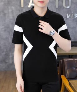 Short-sleeved t-shirt summer tide brand lapel POLO shirt | 8519 - Image 3