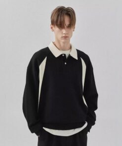 Korean version of polo shirt, men's t-shirt | 8513 - Image 4