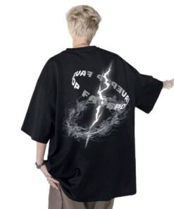 Japanese retro breathable short sleeve T-shirt | 8509 - Image 5
