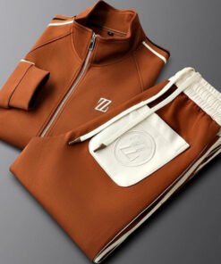 trendy fashion sportswear long sleeve straight pants two-piece suit | 1120 - Image 23