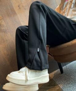 Alternative view of trendy brand slim sports straight pants | 1125