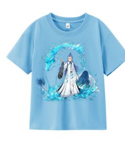 Nezha children's middle and large children's round neck boys' tops, loose tide | 8503 - Image 5