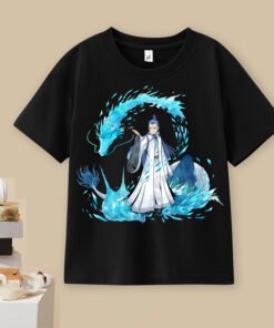 Nezha children's middle and large children's round neck boys' tops, loose tide | 8503 - Image 57