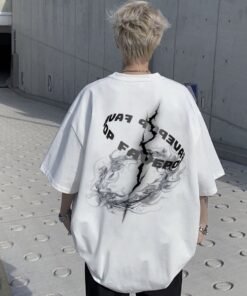 Japanese retro breathable short sleeve T-shirt | 8509 - Image 11