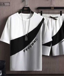 Summer suit short-sleeved T-shirt men's set | 1104 - Image 57