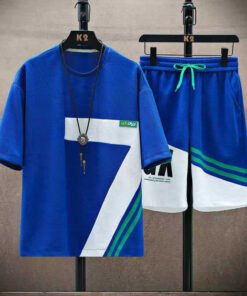 Summer suit short-sleeved T-shirt men's set | 1104 - Image 46