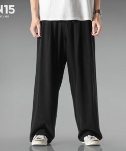 men's versatile trousers loose and comfortable casual pants cotton and linen pants | 1123 - Image 15