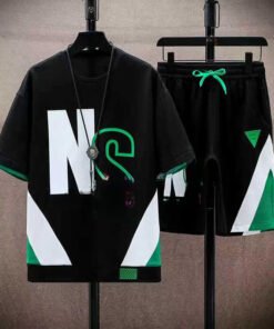 Summer suit short-sleeved T-shirt men's set | 1104 - Image 3