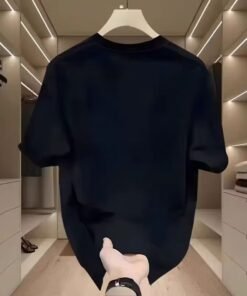 Alternative view of Heavy cotton short-sleeved T-shirt casual trend men | 1102