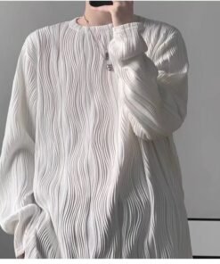 loose spring and autumn high street ins Hong Kong style clothes | 1100 - Image 12