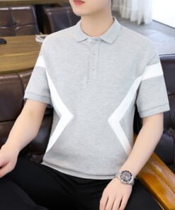 Short-sleeved t-shirt summer tide brand lapel POLO shirt | 8519 - Image 4