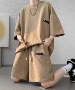 Summer fashion casual sports boys cool handsome outfit  | 1106 - Image 4