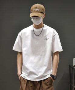 Alternative view of 240G heavyweight long-staple cotton short-sleeved T-shirt | 8505