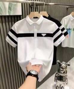 European goods Internet celebrity hot black and white striped | 1101