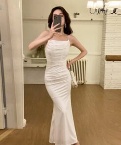 atmosphere sensual sexy long dinner skirt party dress | 8025 - Image 10