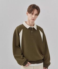 Korean version of polo shirt, men's t-shirt | 8513 - Image 3