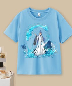 Nezha children's middle and large children's round neck boys' tops, loose tide | 8503 - Image 48