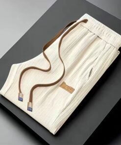 brand quick-drying loose wide-leg trousers high-end drapey suit pants men | 1116 - Image 20