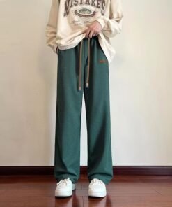 Drape pants men's autumn and winter wide-leg loose sports | 1112 - Image 18