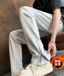 trendy brand slim sports straight pants | 1125 - Image 21