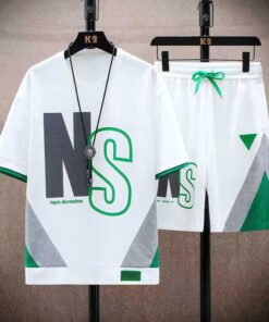 Summer suit short-sleeved T-shirt men's set | 1104 - Image 4