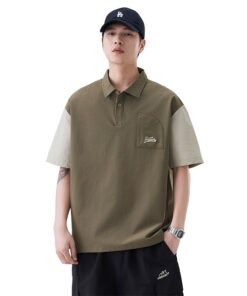Polo Shirt Japanese Retro Fake Pocket | 8516 - Image 5