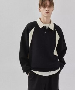 Korean version of polo shirt, men's t-shirt | 8513 - Image 7