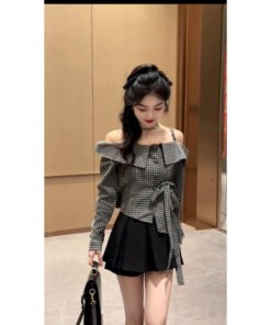 Gentle, foreign, sweet, belted, waist-cinching, slim, women | 9024 - Image 6